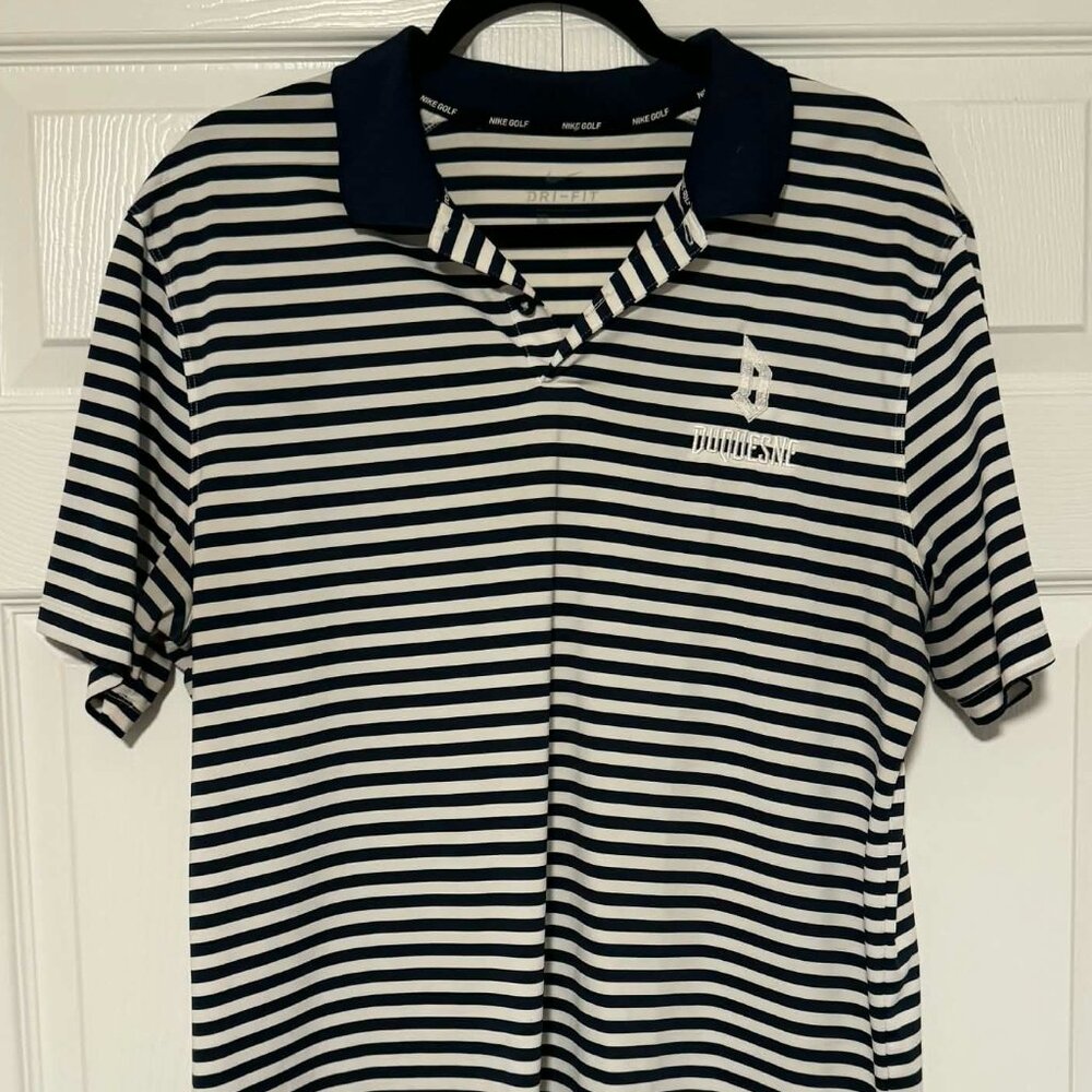 Duquesne University Nike DriFit Men's Golf Polo Large (See Description)